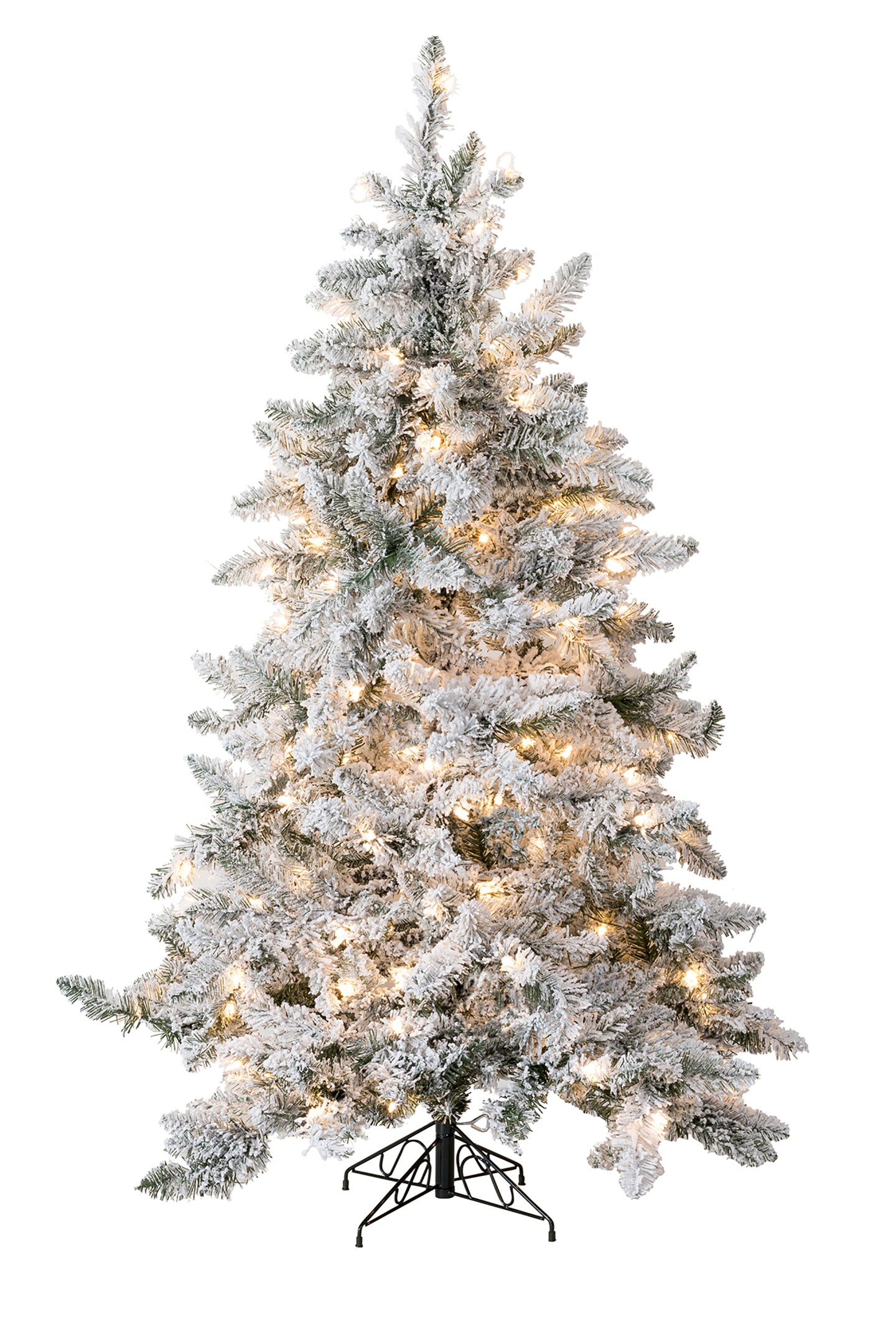 Perfect Holiday 5ft Pre-lit Alpine Spruce Artificial Christmas Tree