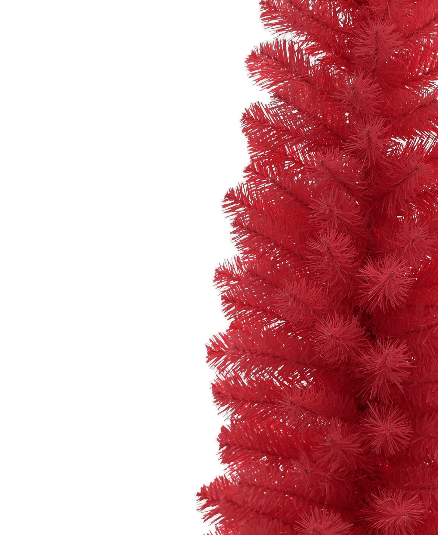 Perfect Holiday Noble Fir Pencil Christmas Tree with Plastic Stand