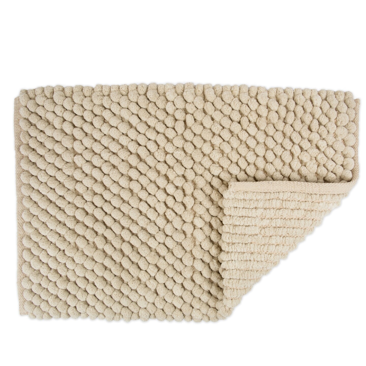 DII Solid Taupe Microfiber Bath Mat