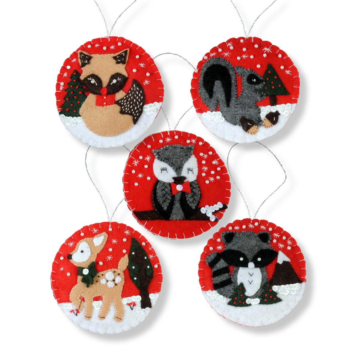 Felt Street Woodsie Friends Felt & Sequin Kit Felting Michaels