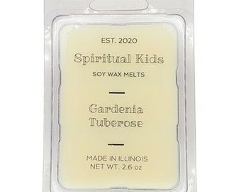 Gardenia Tuberose 2.6oz All Natural Soy Wax Melts 6ct Hand Poured with Fragrant/Essential Oils!