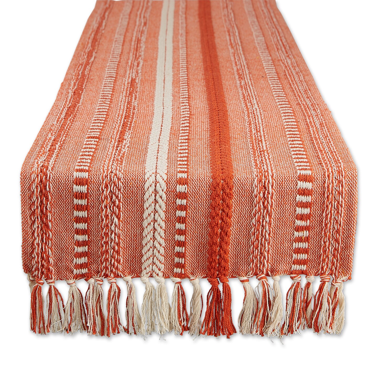 DII Vintage Red Braided Stripe Table Runner Michaels