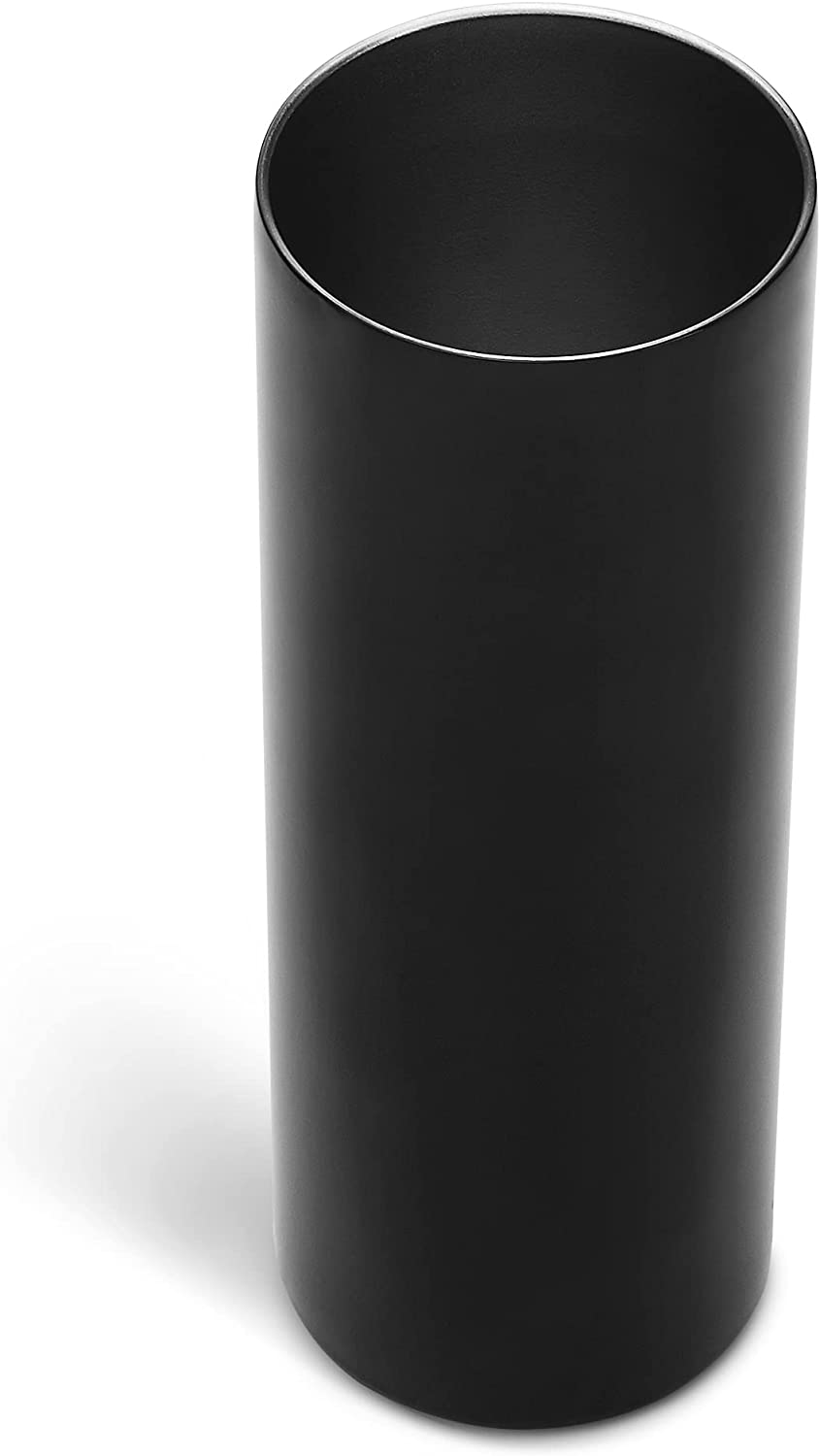 makerflo 20 oz Skinny Powder Coated Tumbler, Stainless Steel Insulated Travel Tumbler Mug with Splash Proof Lid &#x26; Straw, for Tea, Wine, Water, Hot Cold Drink, For Personalized DIY Gifts
