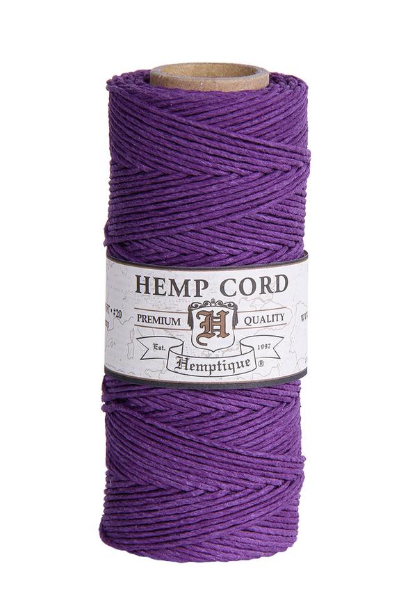 Hemptique 1mm #20 Hemp Cord Spools Jewelry Making Macrame Crochet Crafting Gift Wrapping