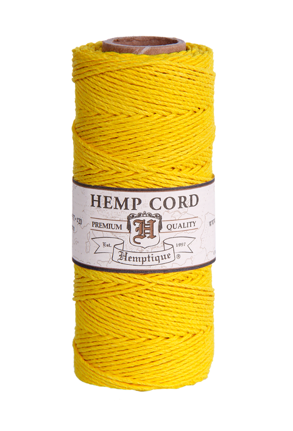 Hemptique 1mm #20 Hemp Cord Spools Jewelry Making Macrame Crochet Crafting Gift Wrapping