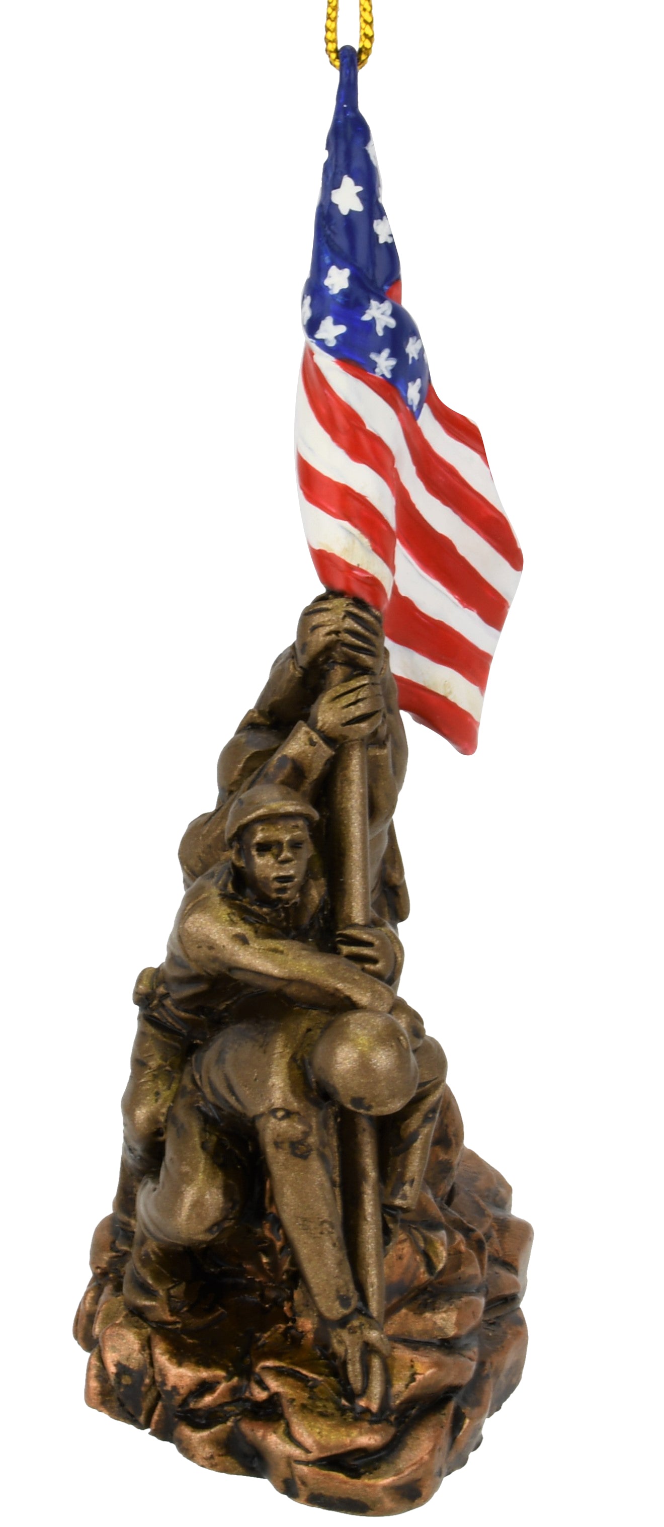 US Marine Corps War Memorial Iwo Jima Statue Christmas Ornament