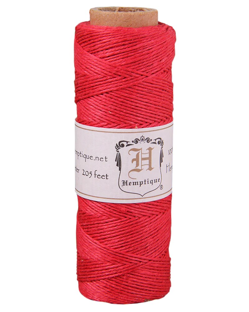 Hemptique 0.5mm #10 Hemp Cord Spools Jewelry Making Macrame Crochet  Crafting Gift Wrapping Outdoor Gardening