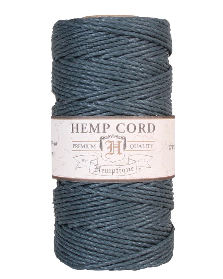 Hemptique 1.8mm #48 Hemp Cord Spools Jewelry Bracelet Making Crafting Scrapbooking Bookbinding Mixed Media Crocheting Macrame Gift Wrapping Outdoor Gardening
