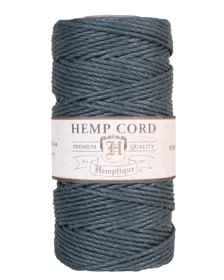 Hemptique 2mm #48 Hemp Cord Spools Jewelry Bracelet Making Crafting Scrapbooking Bookbinding Mixed Media Crocheting Macrame Gift Wrapping Outdoor Gardening