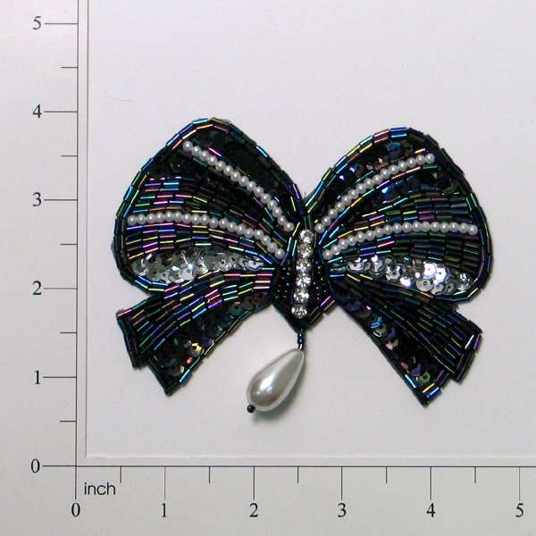 Designer Bow Sequin Applique/Patch IronOns & Appliques Michaels