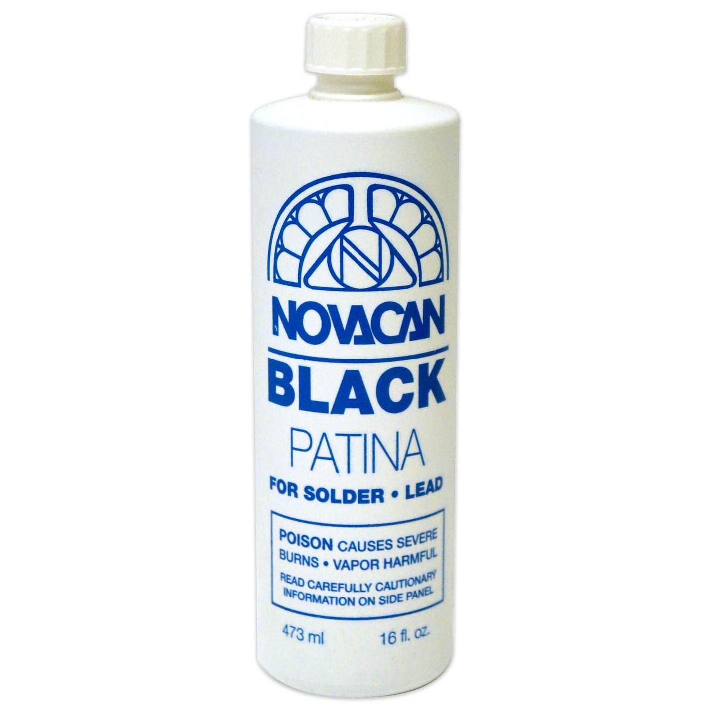 Black Patina For Lead And Solder - 8oz or 16 oz Bottle