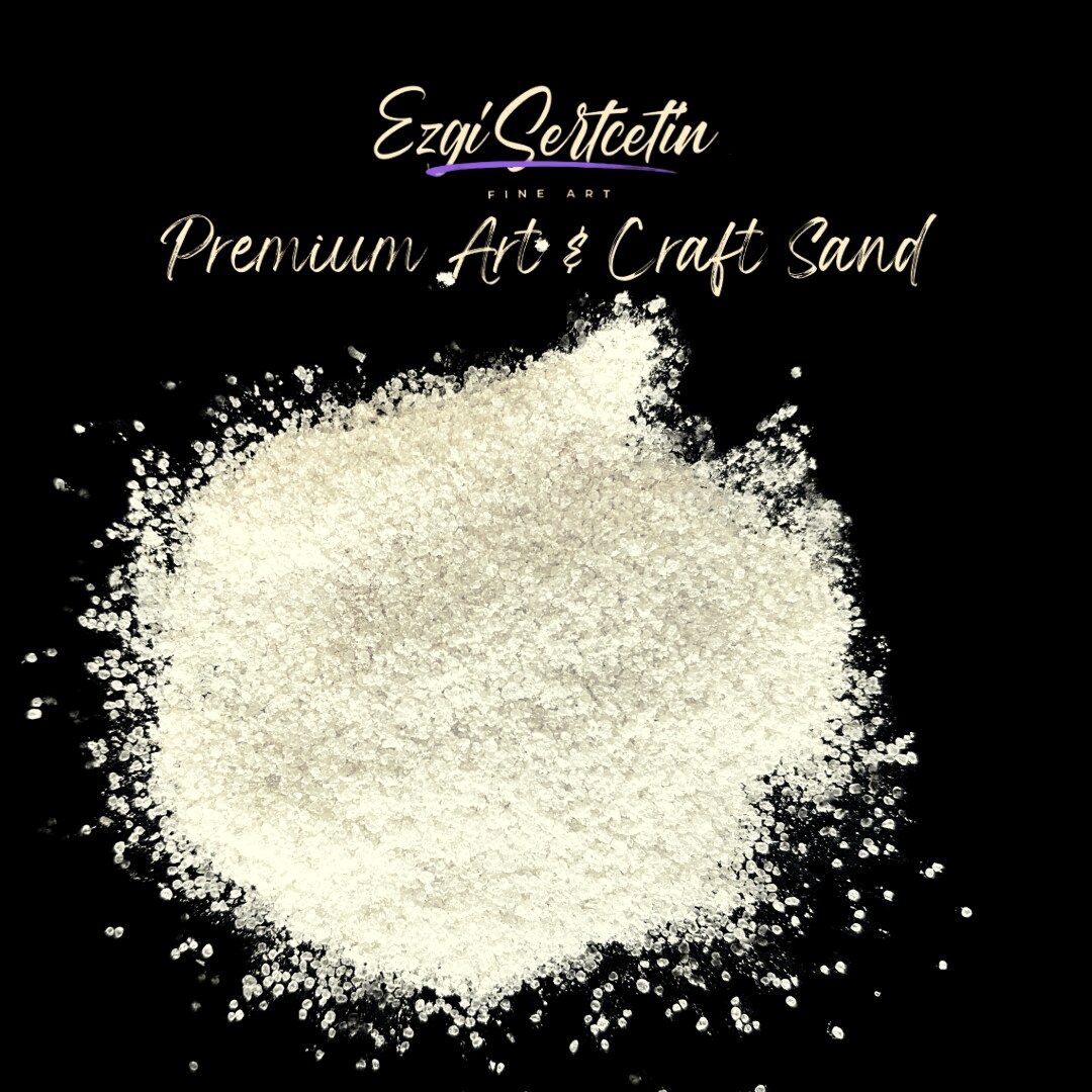 Premium Art Sand|Craft Sand|Unique Metallic-Neon Colors|Excellent Quartz Sand|10 oz|Excellent for Artwork|DIY|Sand Painting|Wedding Decoration|Vaze Filling|Ezgi Sertcetin