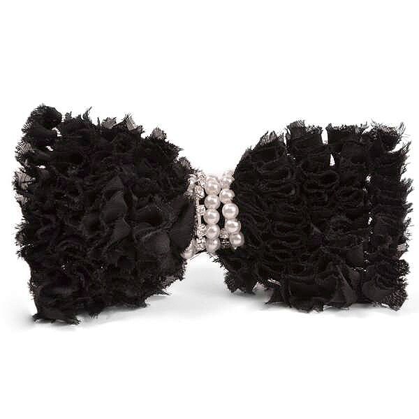 Barbara Ruffled Brooch Hair Clip