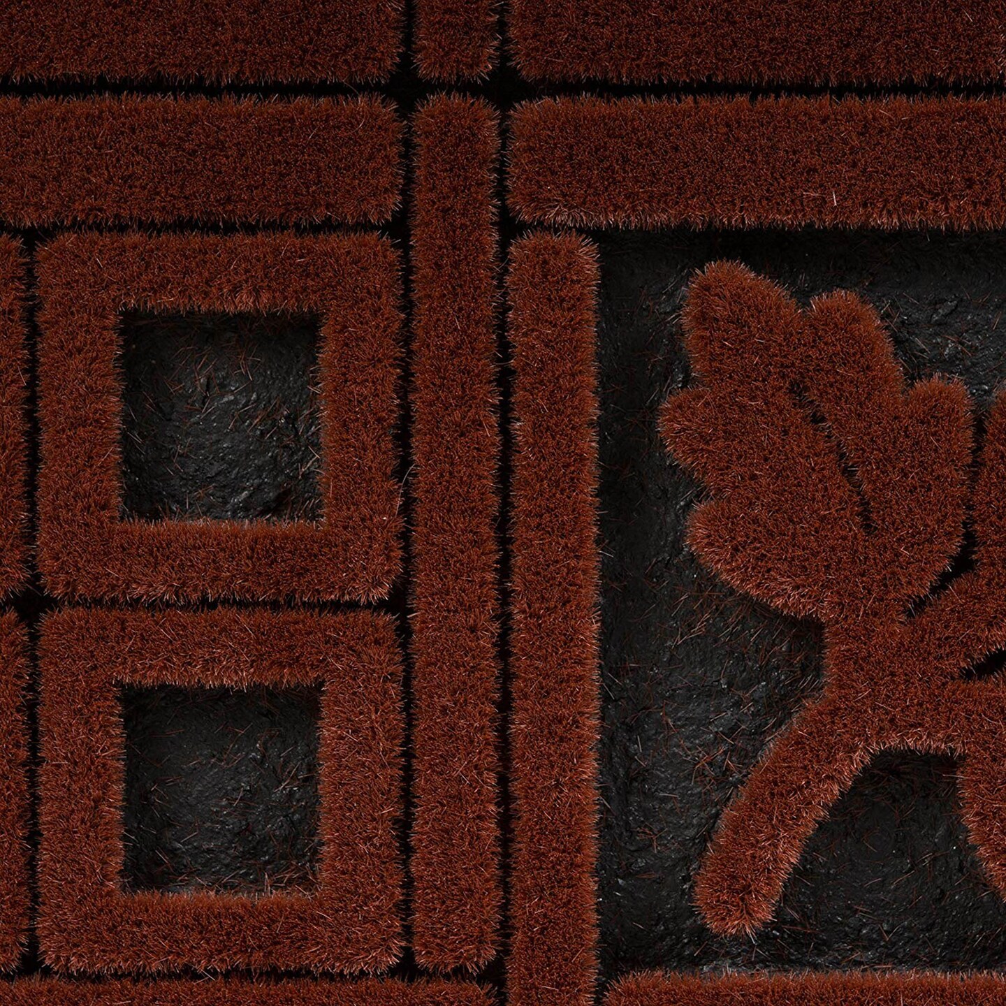 J&M Forest Terracotta Flocked Doormat 24x36 Michaels