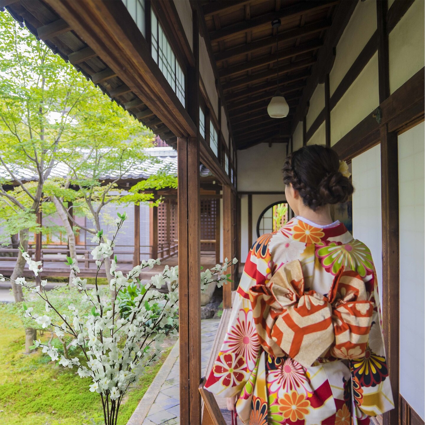 Grand Verde Cherry Blossoms Artificial Tree Branches 47” Tall Stems Silk Flowers Faux Bouquet for Floor Vase DIY Japanese Home Decor, Bulk 5pcs