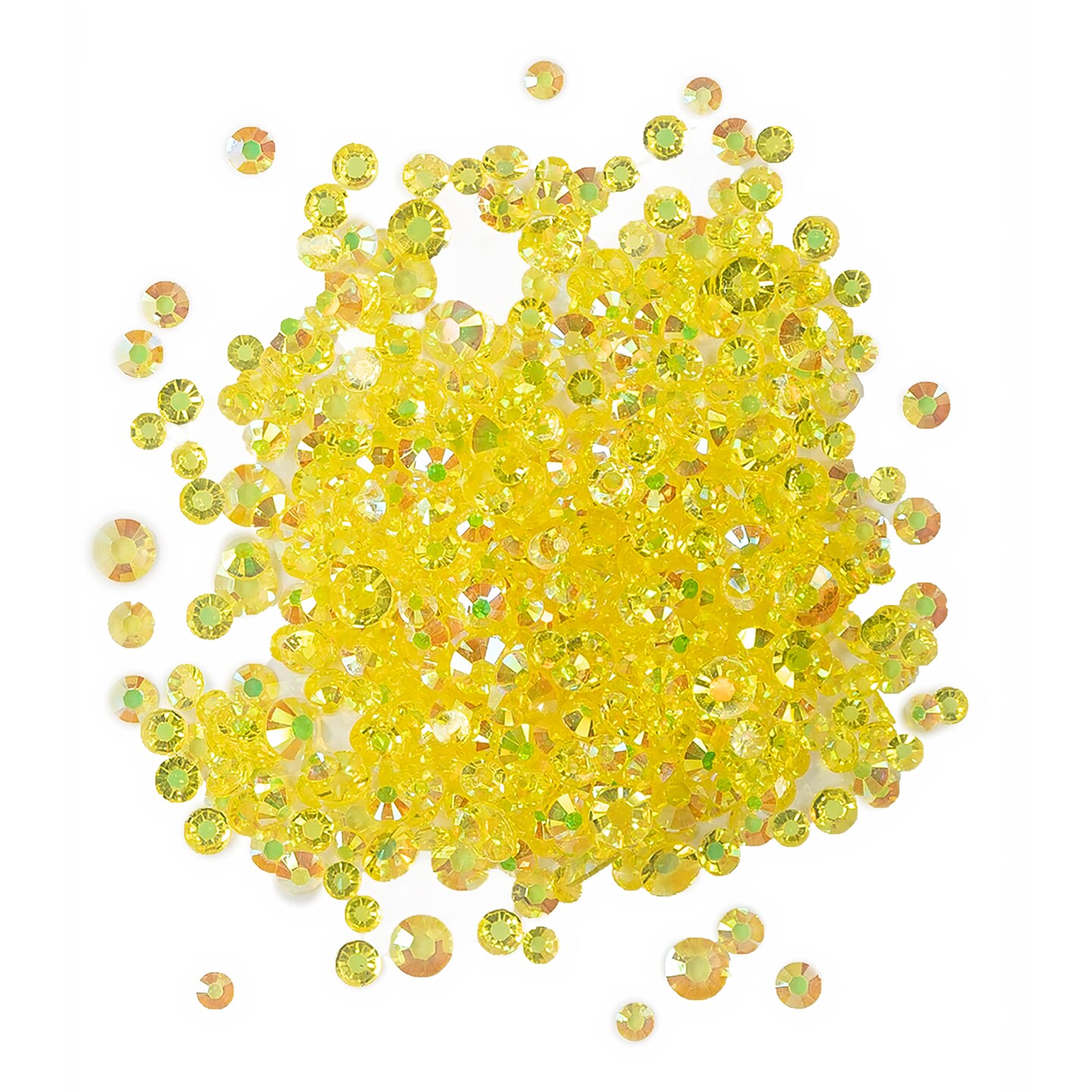 Buttons Galore Crystalz Bundle of Iridescent Gems - 1200 Pieces - Primary Colors