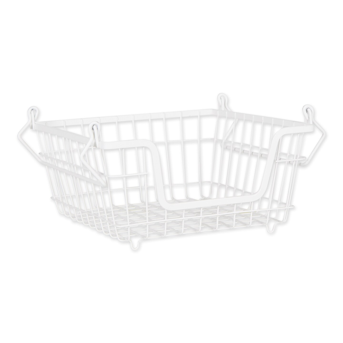 DII Metal Basket, White Square Small 11x11x6 Michaels