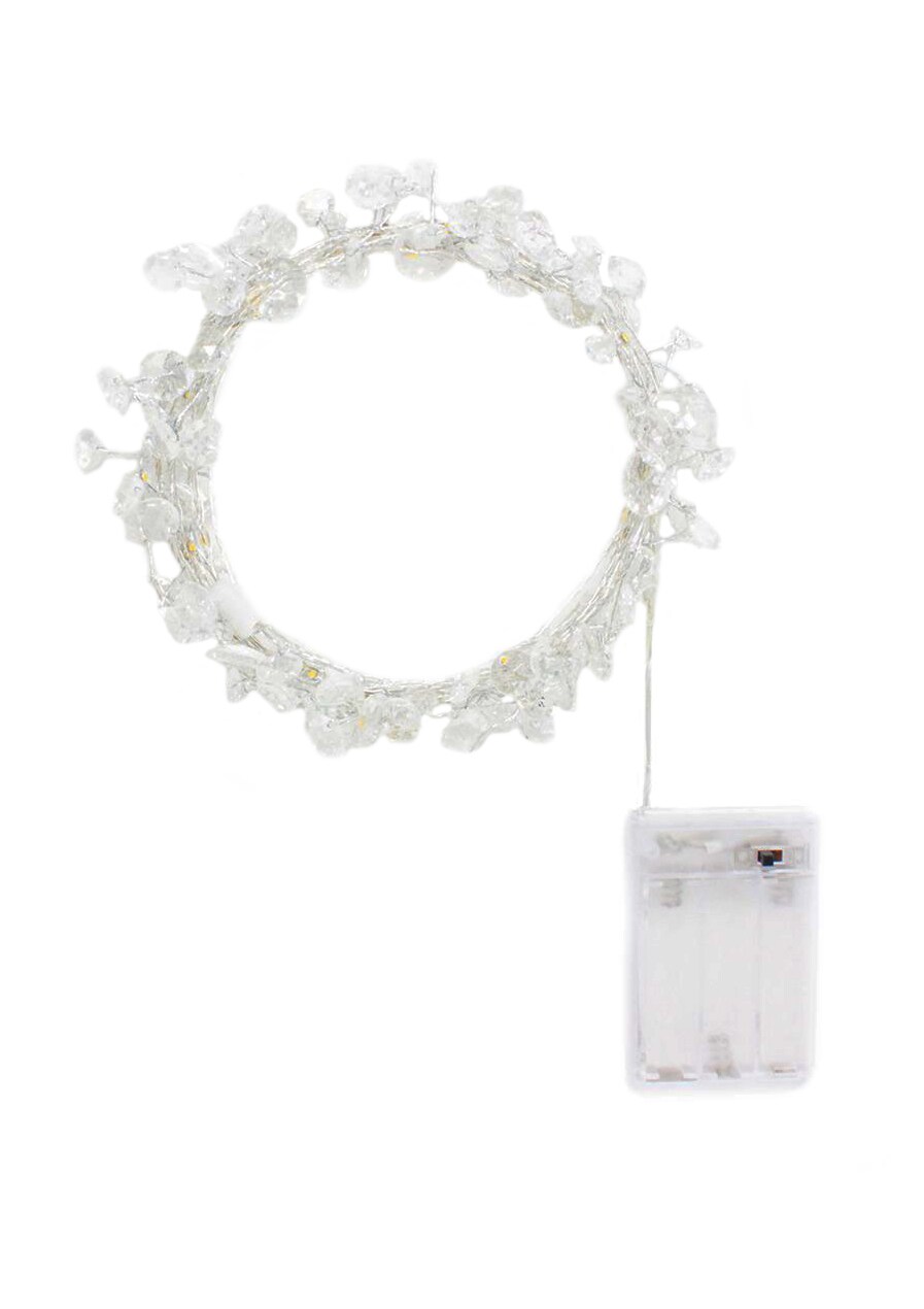 Perfect Holiday 40 LED Crystal Fairy Lights - Battery Operated