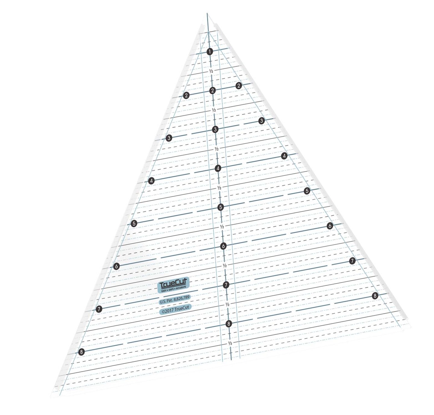 TrueCut 60° Equilateral Triangle Quilting Ruler