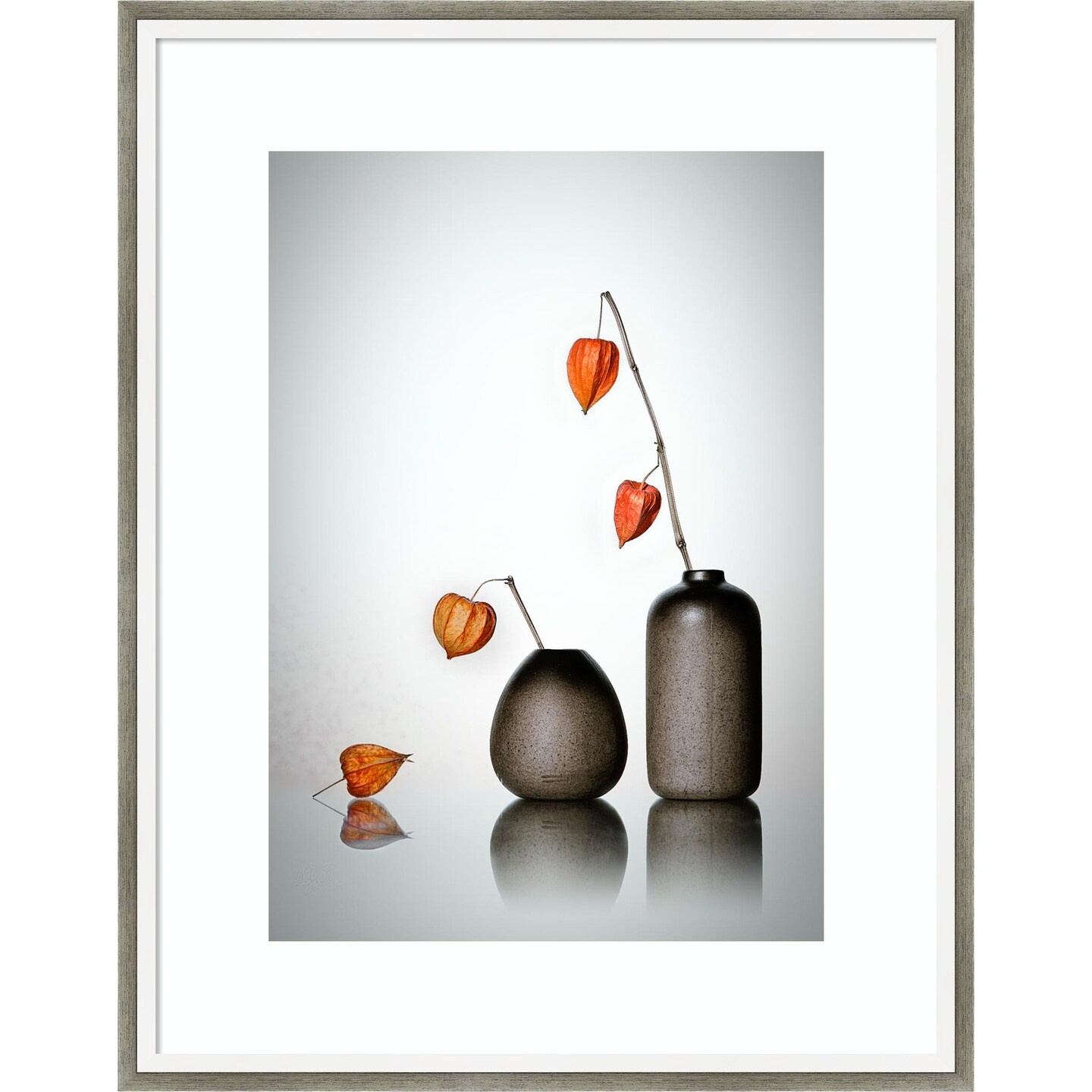 Hello by Lydia Jacobs Wood Framed Wall Art Print 18 in. W x 23 in. H