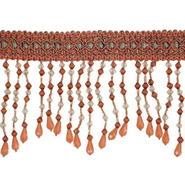 5 Yards Of Kirsten Scalloped Bead Fringe Trim Michaels 