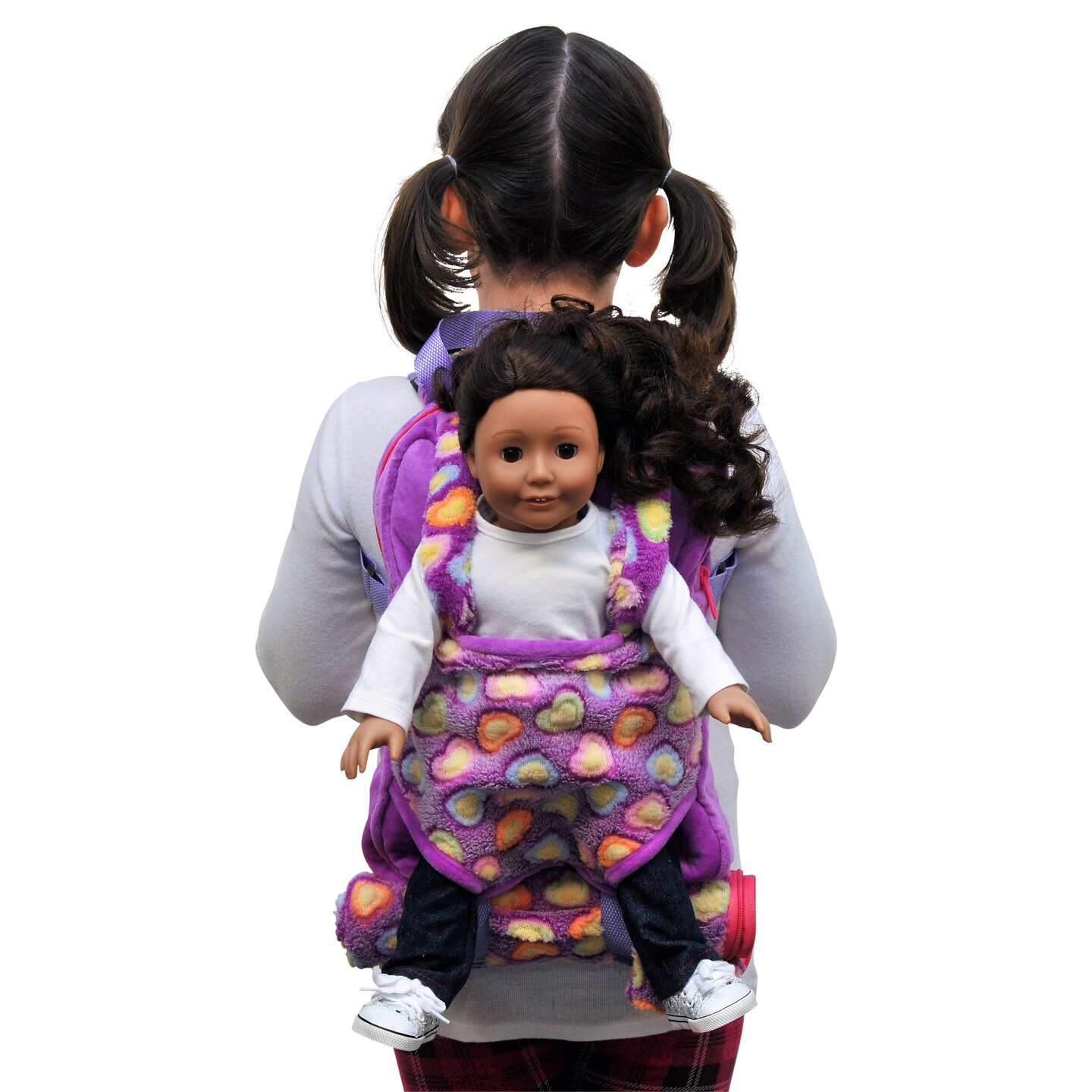 The Queen's Treasures Doll Accessory, Purple Baby Doll Backpack Carrier