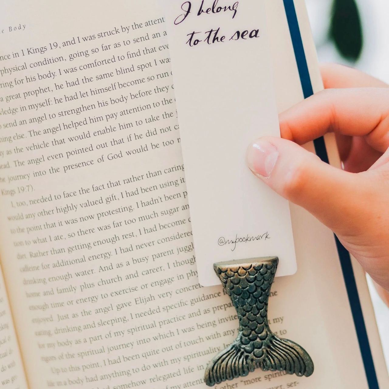 Mermaid Tail Handmade Bookmark, Gift for Teen Daughter, Unique Bookmarks, Book Accessories, Gift for Her