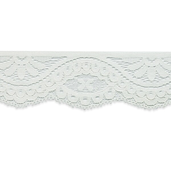 5 yards of Alexa 1 3/4&#x22; Stretchable Polyester Chantilly Lace Trim