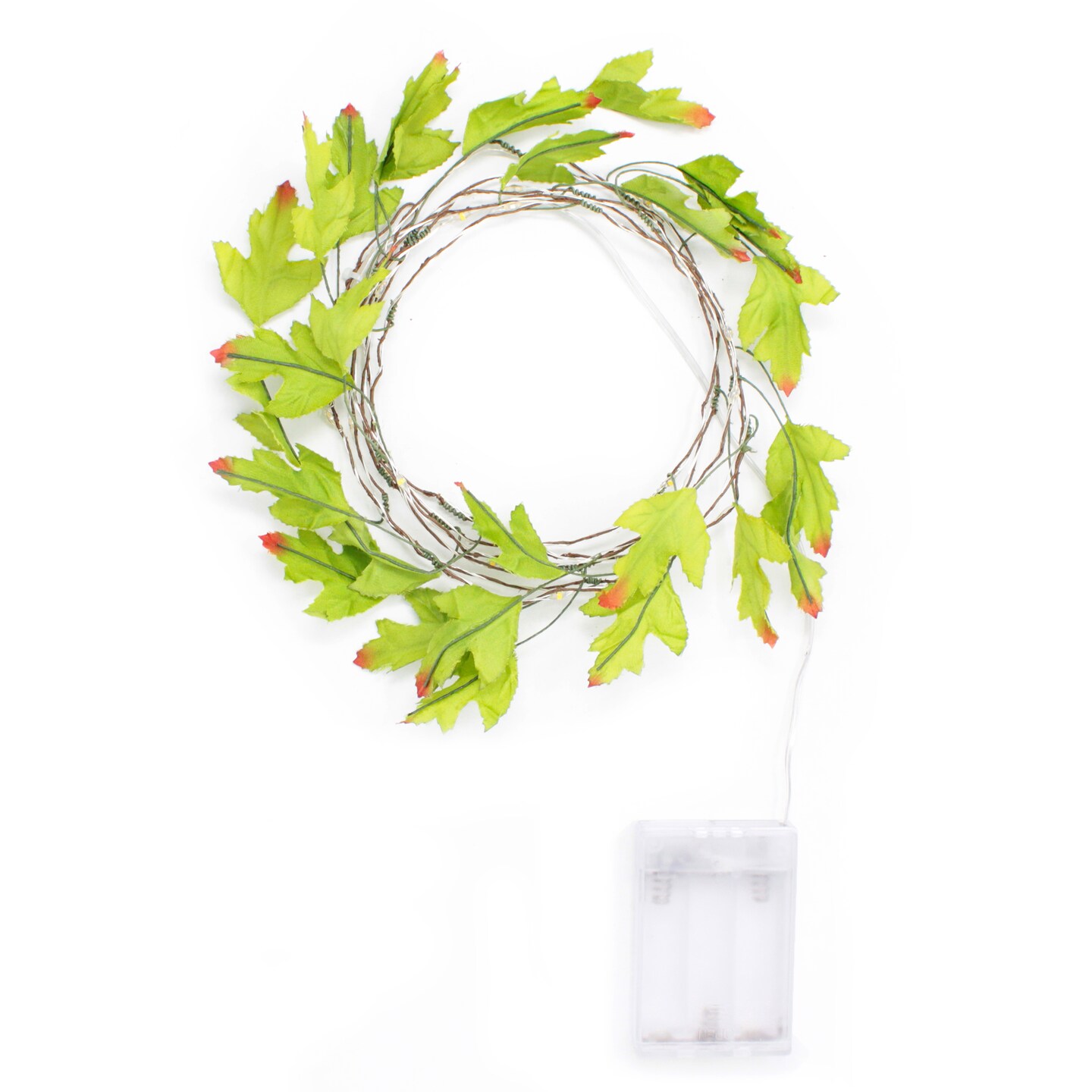 Perfect Holiday 20 LED Maple Leaf Fairy Lights - Battery Operated