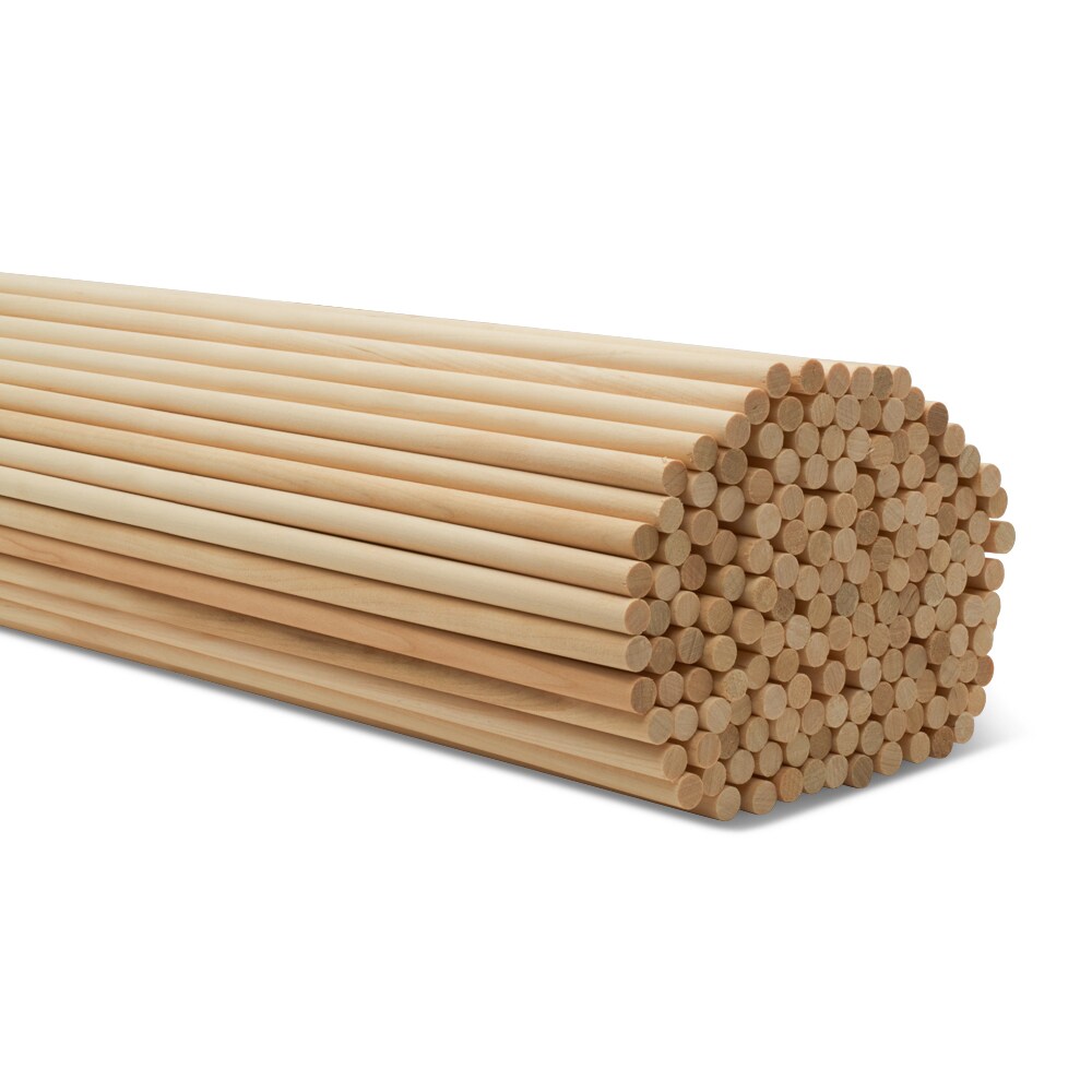 Wooden Dowel Rods 5/16 inch Thick, Multiple Lengths Available, Unfinished Sticks Crafts &#x26; DIY | Woodpeckers