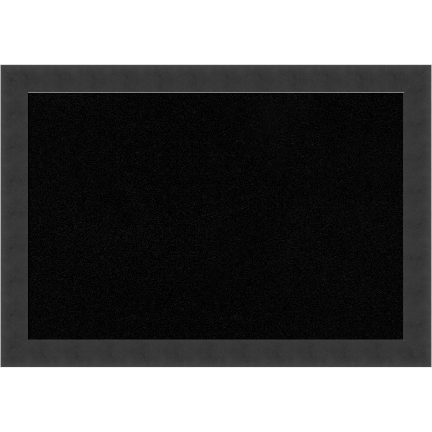 Cork Board, Mezzanotte Black Wood Frame - Bulletin Board, Organization Board, Pin Board