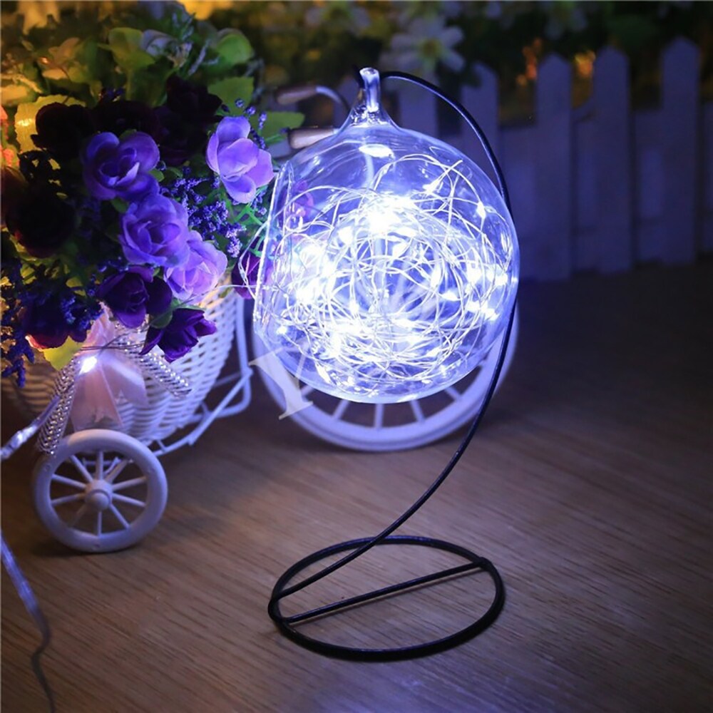 Perfect Holiday 40 LED Timer Silver Copper Fairy Light - White