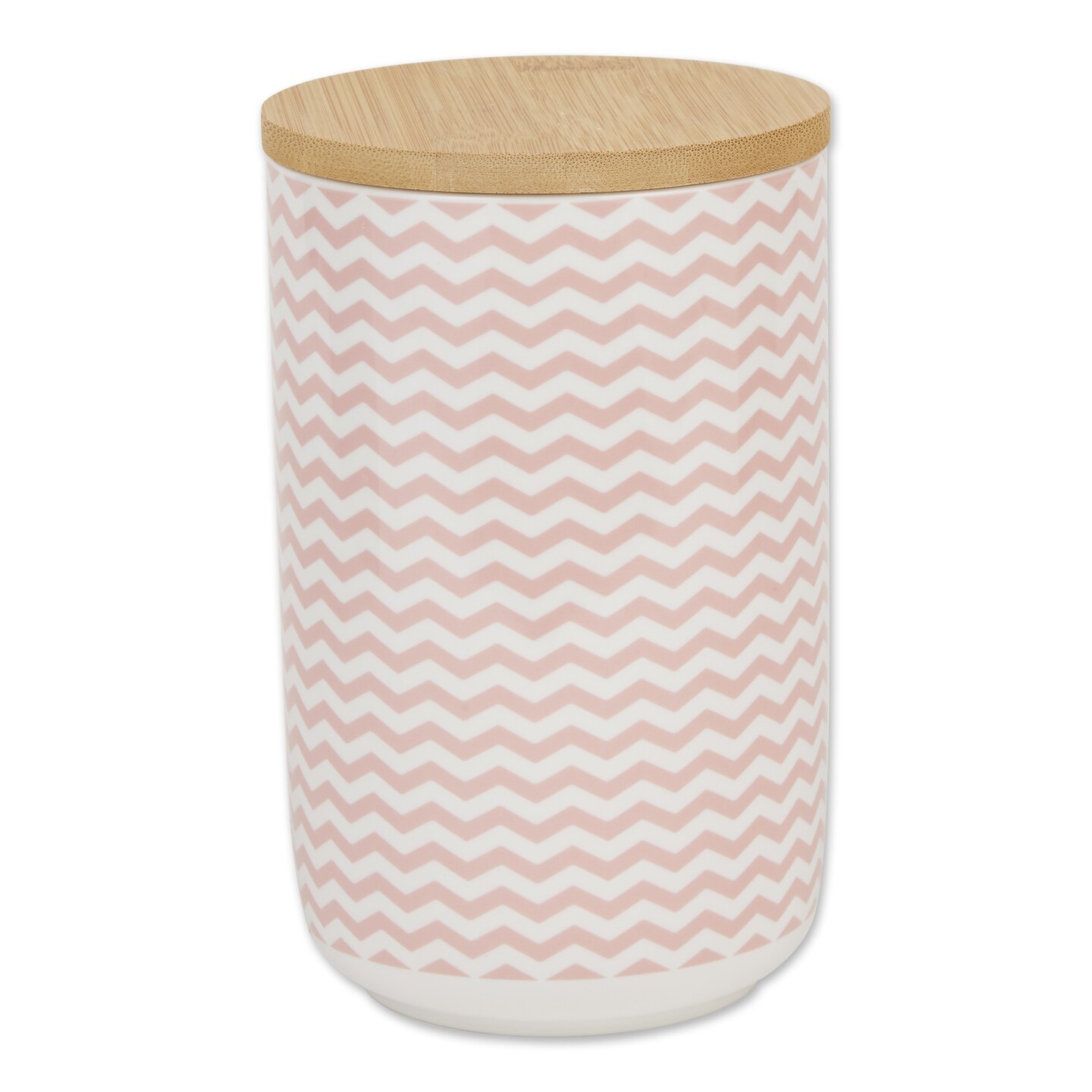 DII Pink Chevron Ceramic Treat Canister Michaels