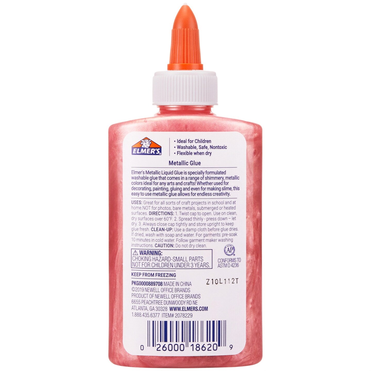 Elmer's Metallic School Glue, 5 Ounces, Pink All Purpose Glue Michaels