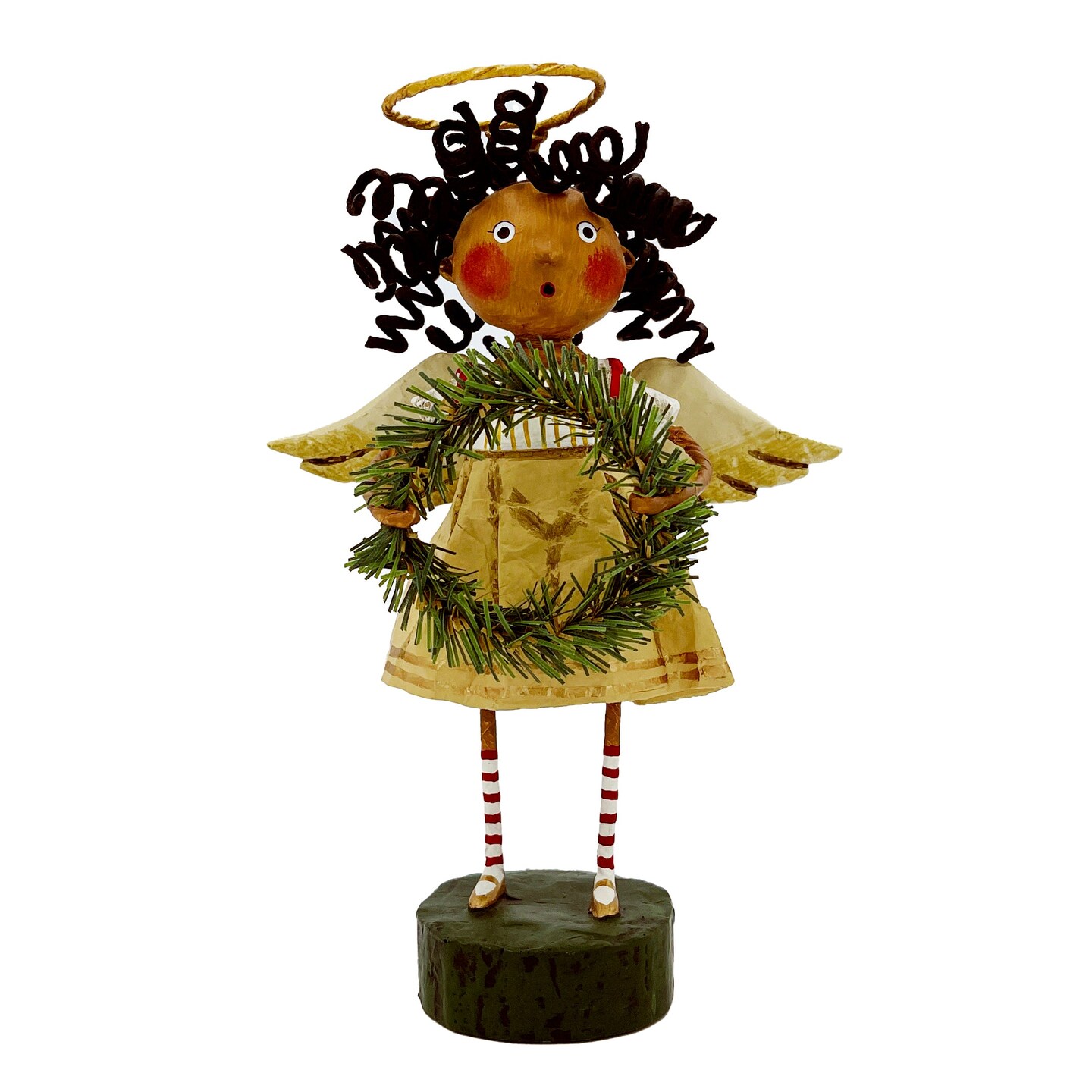 Lori Mitchell Christmas Collection Seasons Greetings Angel Figurine