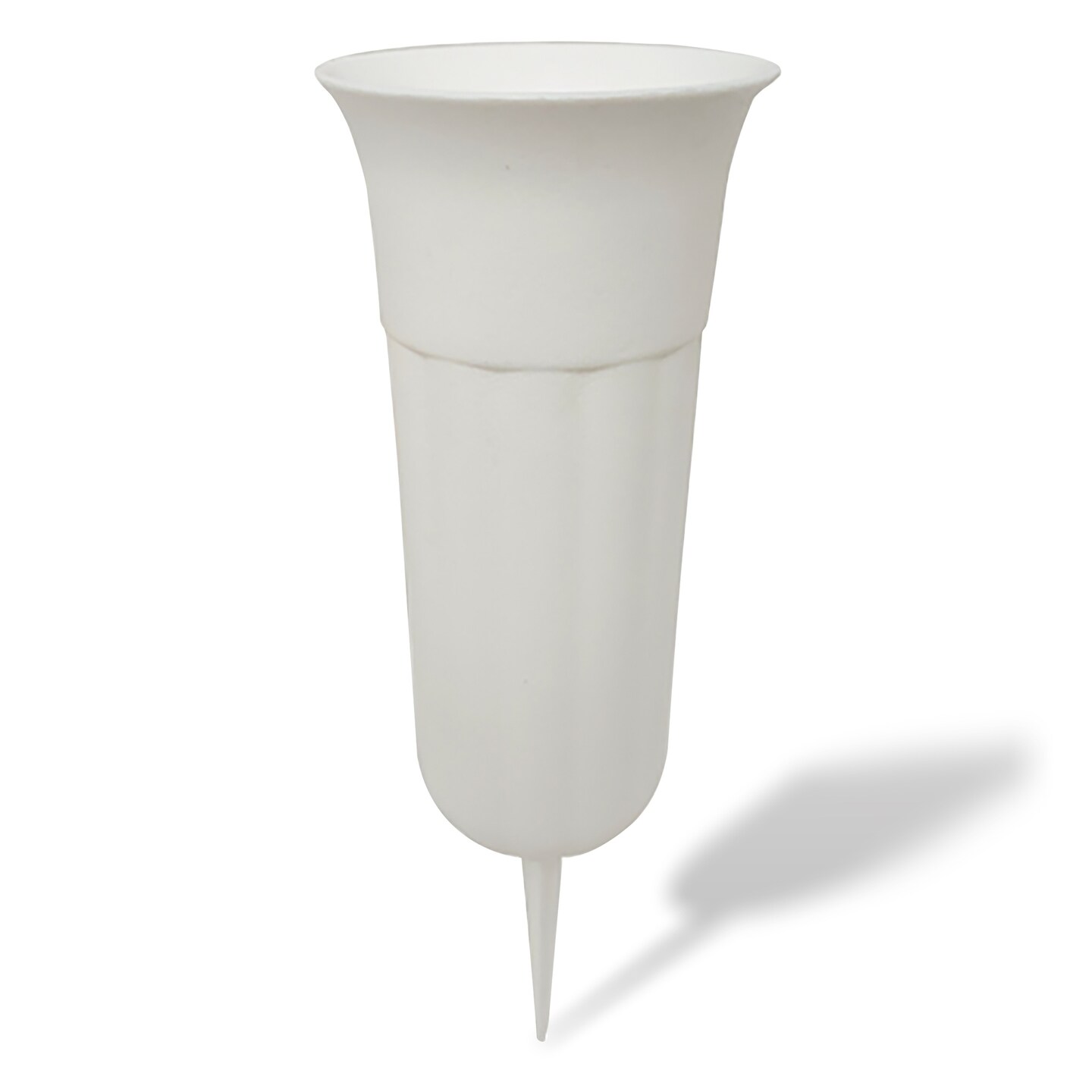 FloraCraft Plastic Cemetery Vase With Permanent Spike12.7"X4.4