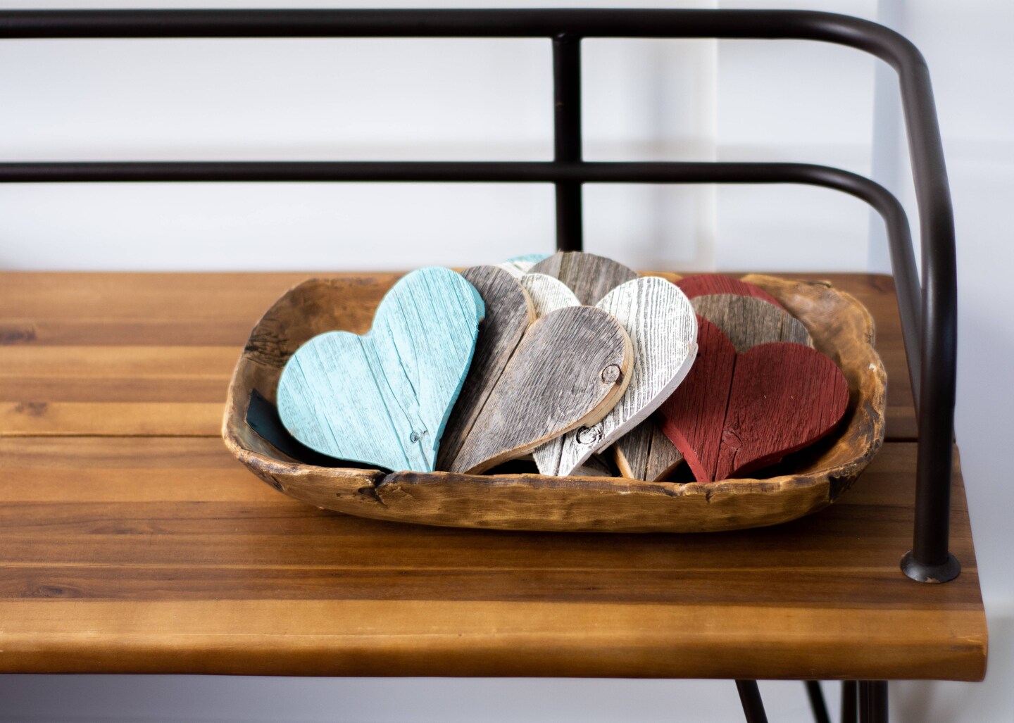 Rustic Farmhouse 6 in. Reclaimed Wood Heart