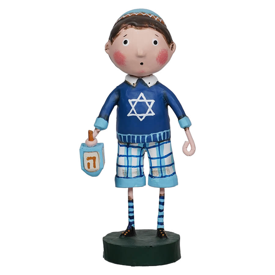 Lori Mitchell Hanukkah Collection: David's Dreidel Figurine