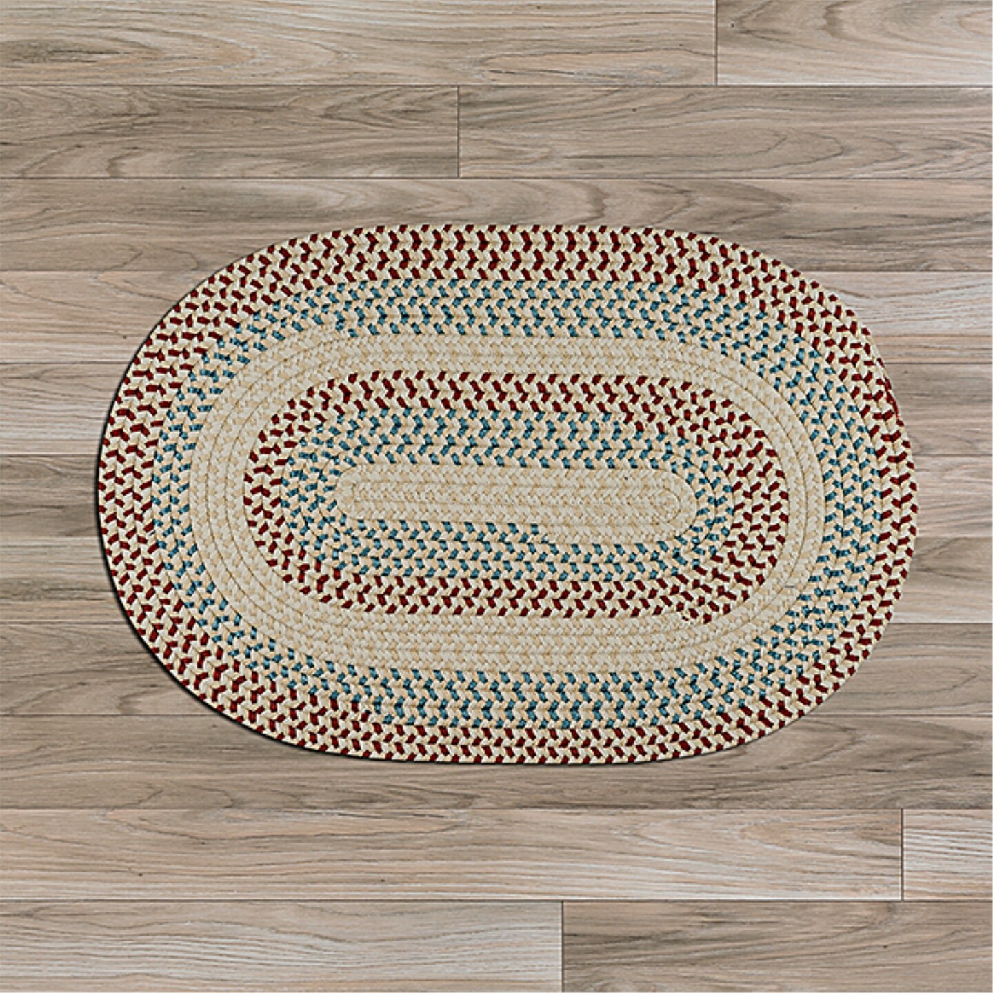 OU19R024X096 Carousel Sky High 2'x8' Rug, 100 Polypropylene Runner