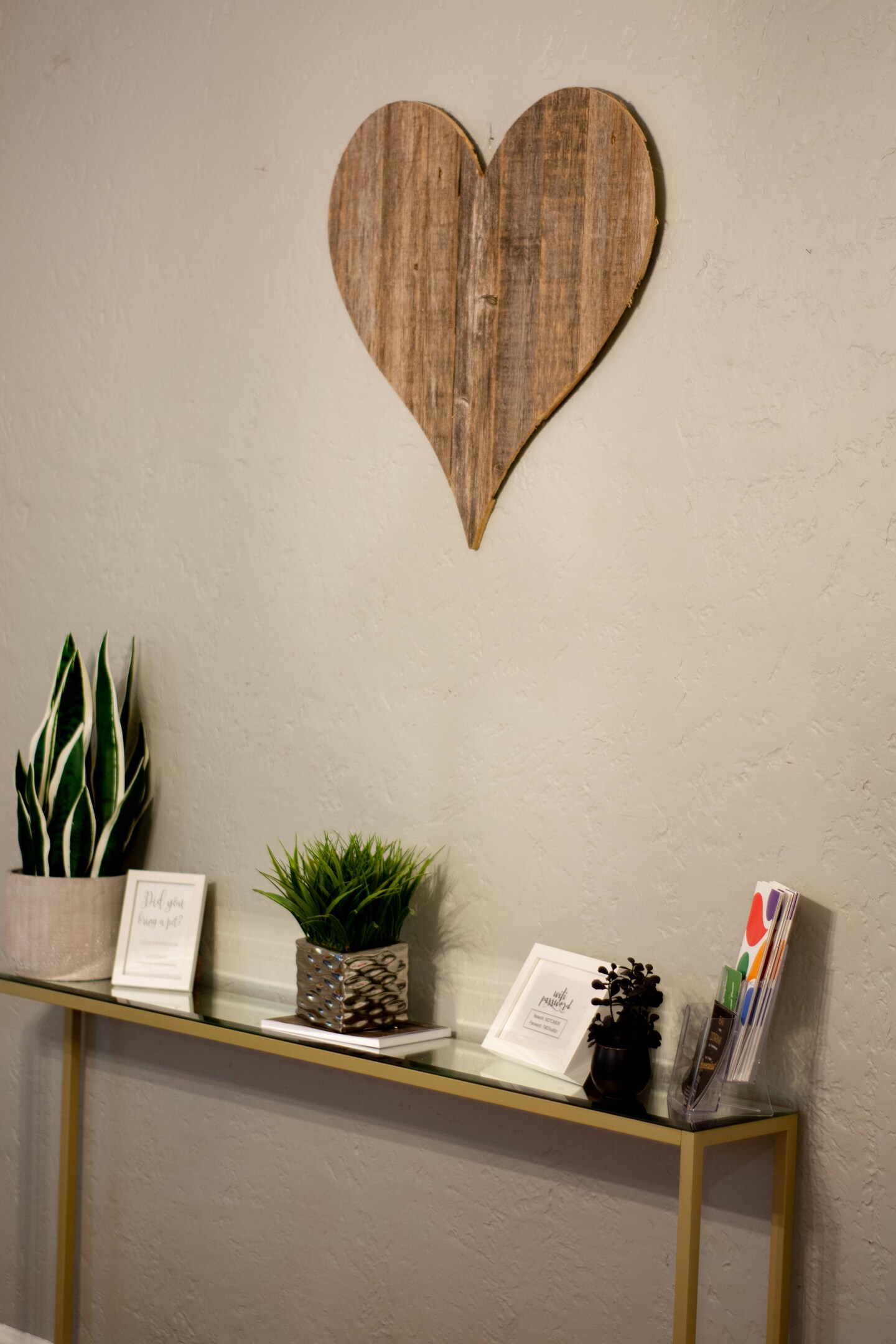 Rustic Farmhouse 24 in. Reclaimed Wood Heart