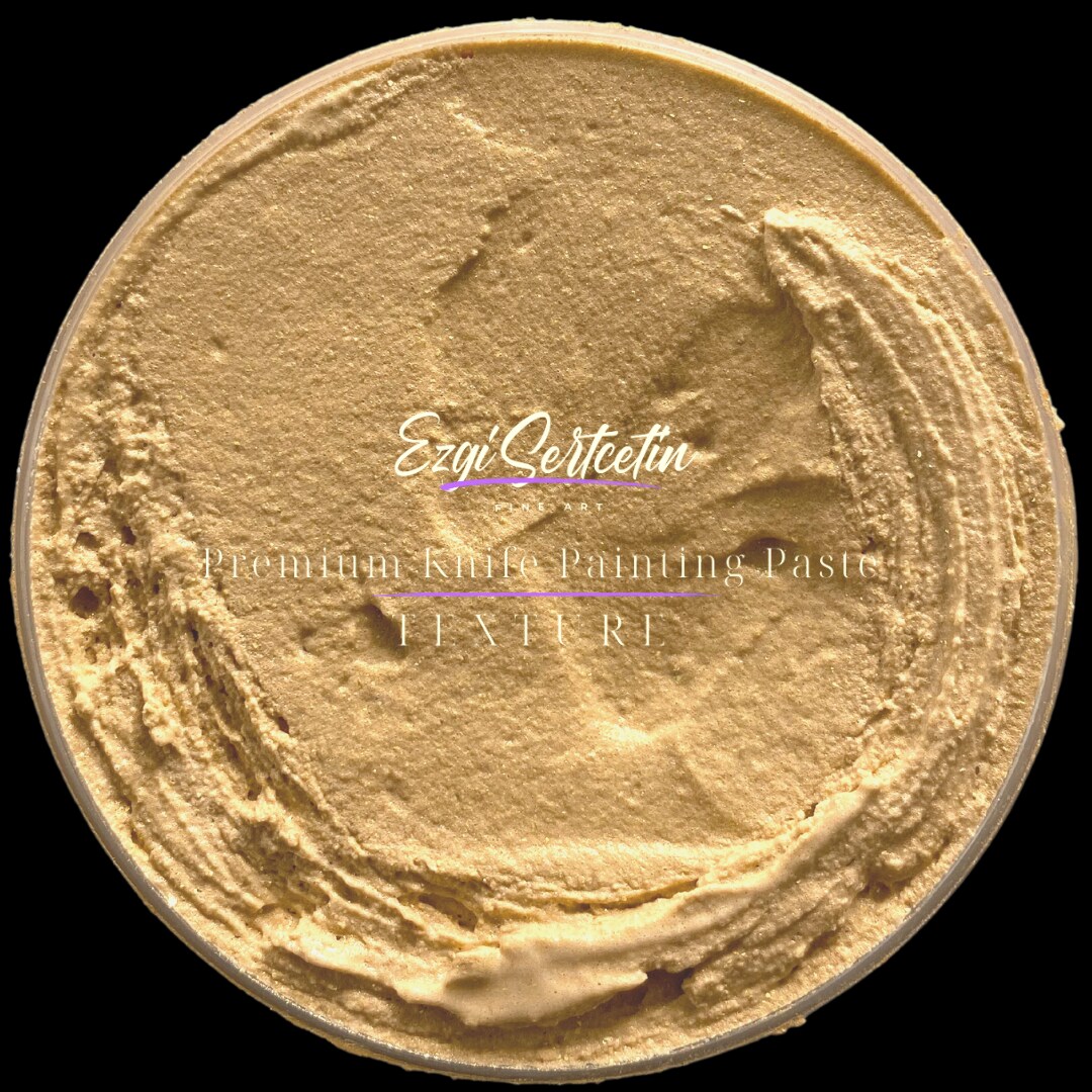 Premium Palette Knife Painting Paste|Modeling Paste|Texture Paste|Authentic Bright Colors|Ready to Use|Easy to Apply| 6oz by Volume|Ezgi Sertcetin