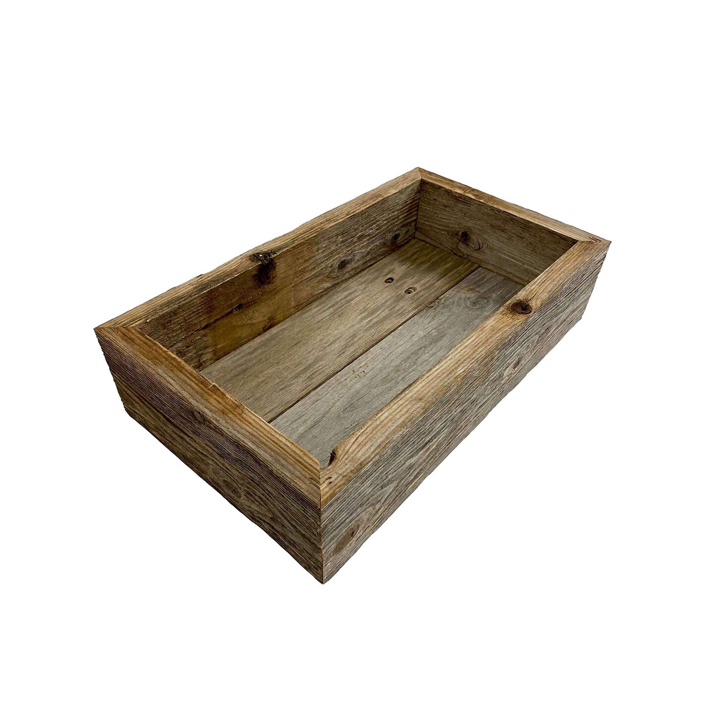 Rustic Farmhouse Decorative Organizer Wood Storage Box