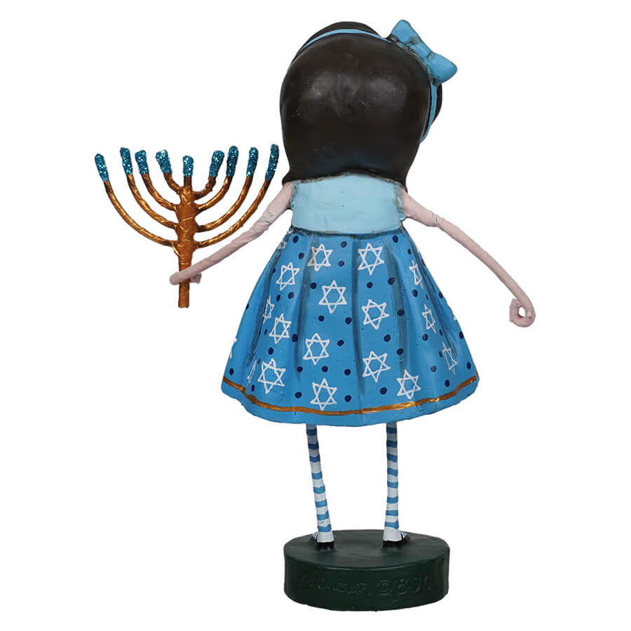 Lori Mitchell Hanukkah Collection: Nora&#x27;s Menorah Figurine