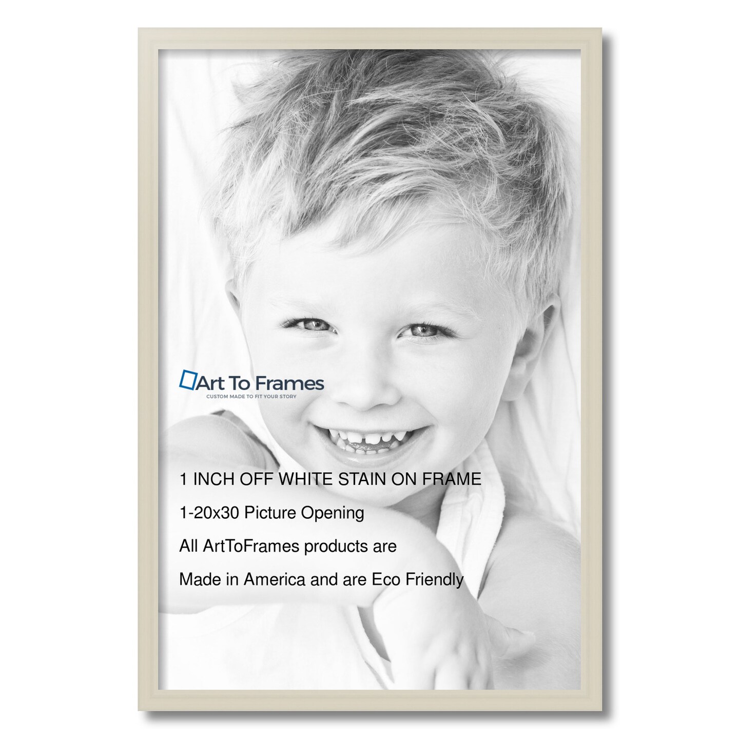 ArtToFrames 20x30 Inch  Picture Frame, This 1 Inch Custom Wood Poster Frame is Available in Multiple Colors, Great for Your Art or Photos - Comes with 060 Plexi Glass and  Corrugated Backing (A9PC)