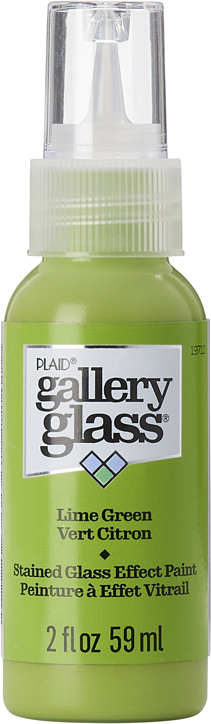 FolkArt Gallery Glass Paint 2ozLime Green Stencils & Forms Michaels