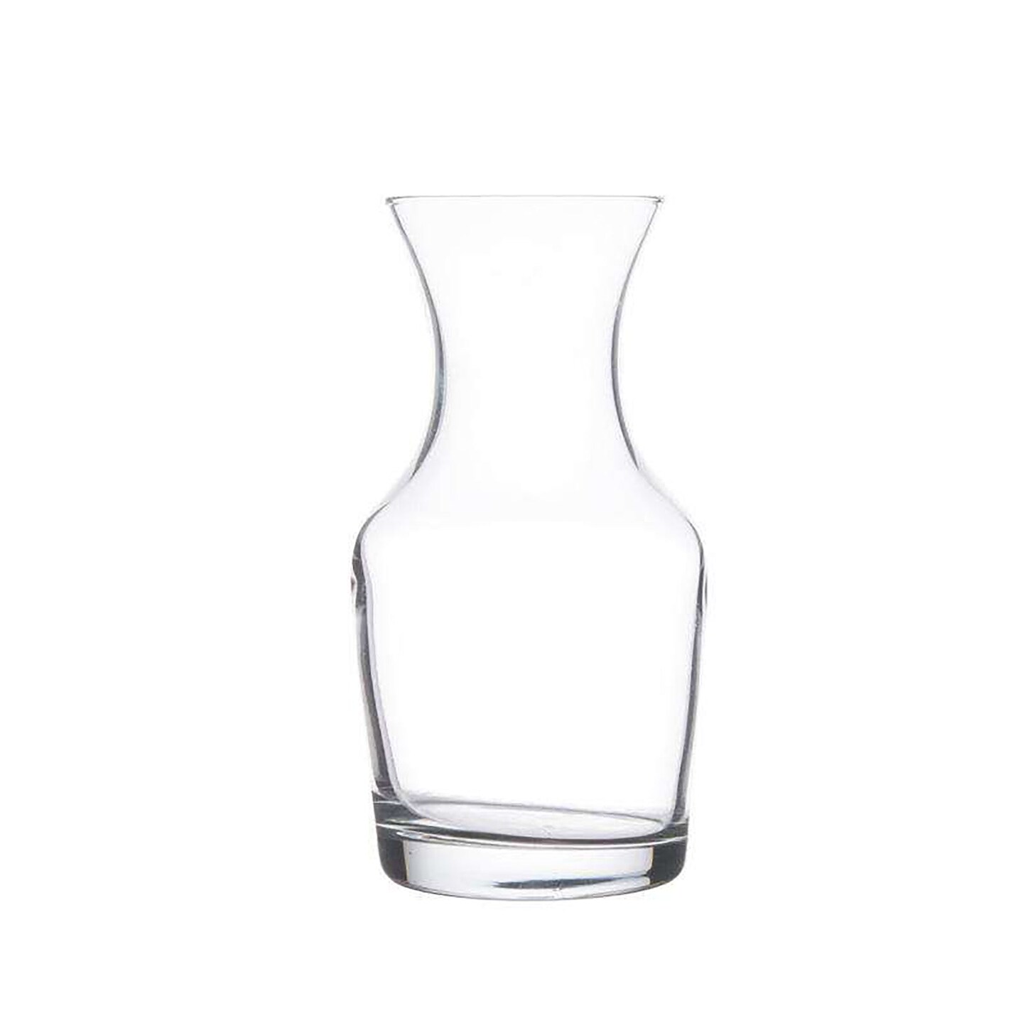 7.5 oz. Clear Plastic Disposable Mini Wine Carafes