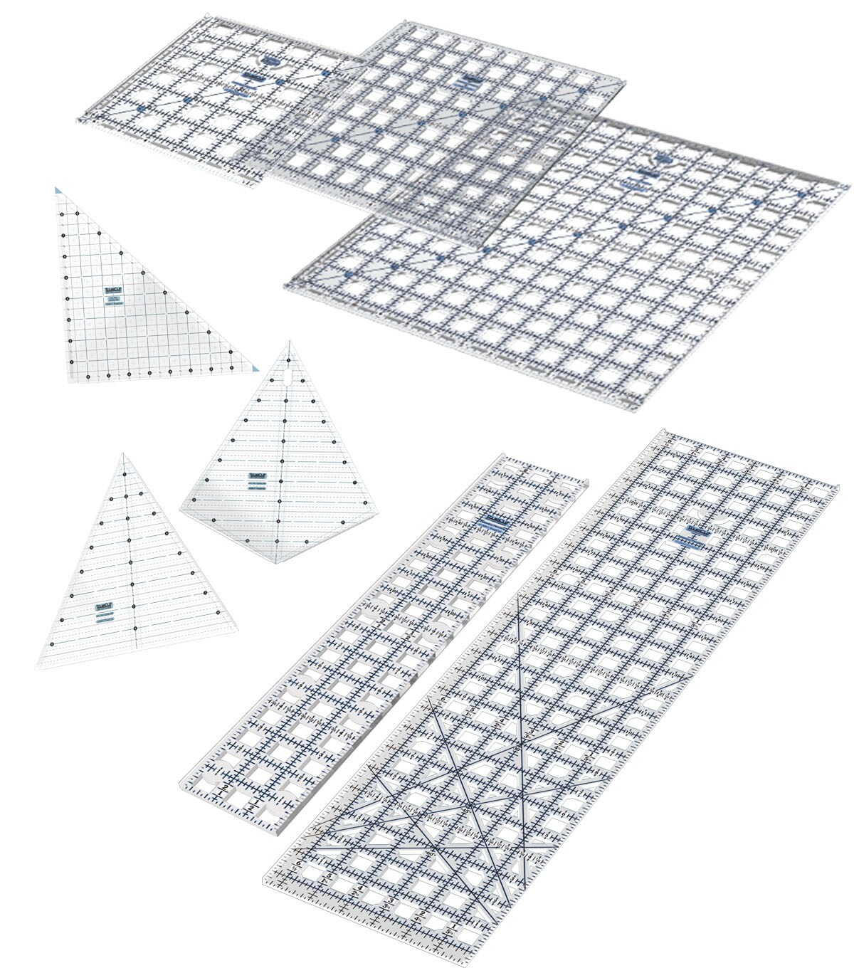 Quilting Rulers and Templates Transparent Acrylic Quilting Rulers Creative  Curved Corner Cutter Quilt Ruler Heat Resistant Kitchen Potholders Sewing  Ruler for Baking Grilling, Cooking - Yahoo Shopping
