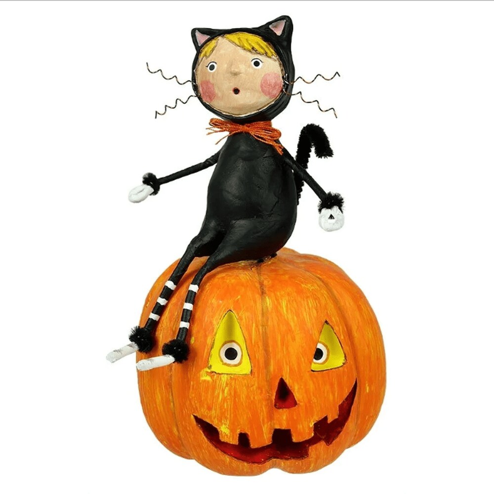 Lori Mitchell Halloween Collection: Cat &#x26; Jack Figurine