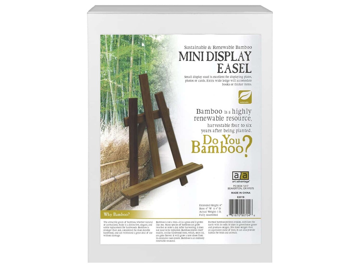 Art Advantage Easel Mini Display Bamboo Easels Michaels