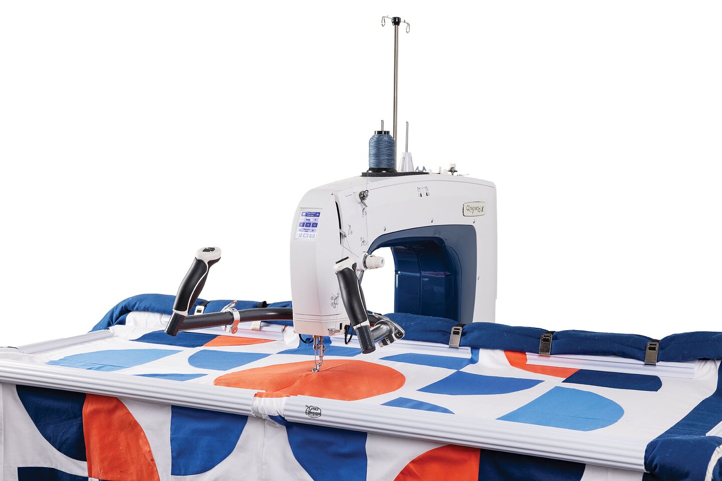 Q&#x27;nique 16X Quilting Machine and Q-Zone Hoop Quilting Frame